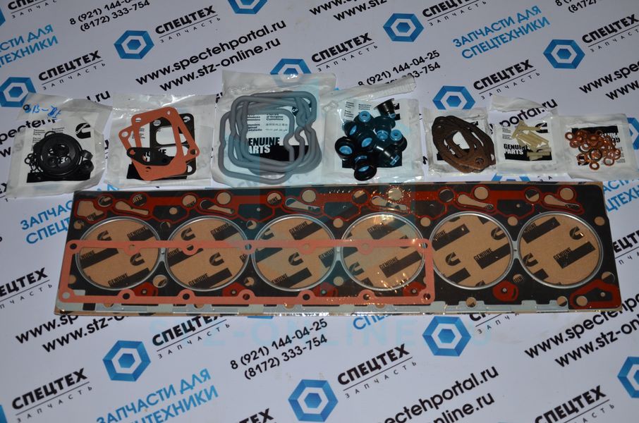 Комплект прокладок двигателя (верхний) 3804897, 4089649 (OEM)